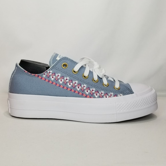 Converse Women's CTAS Lift Free Spirit Floral Limited Edition  8.5 A12051C NWT - Picture 5 of 9